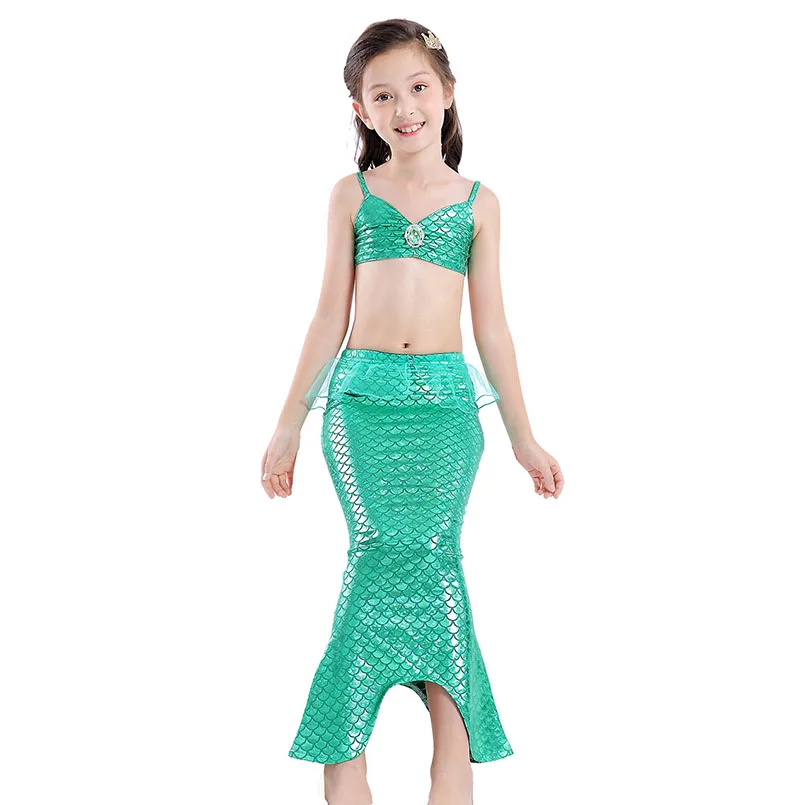 mermaid tail swimwear green 4
