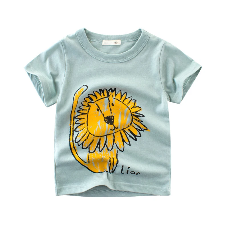 Baby T-Shirt,for 1-7 Years Old Summer Children Infant Kid Girls Boys Car Star Print T-Shirt Tops Shirts Tee Summer Clothes