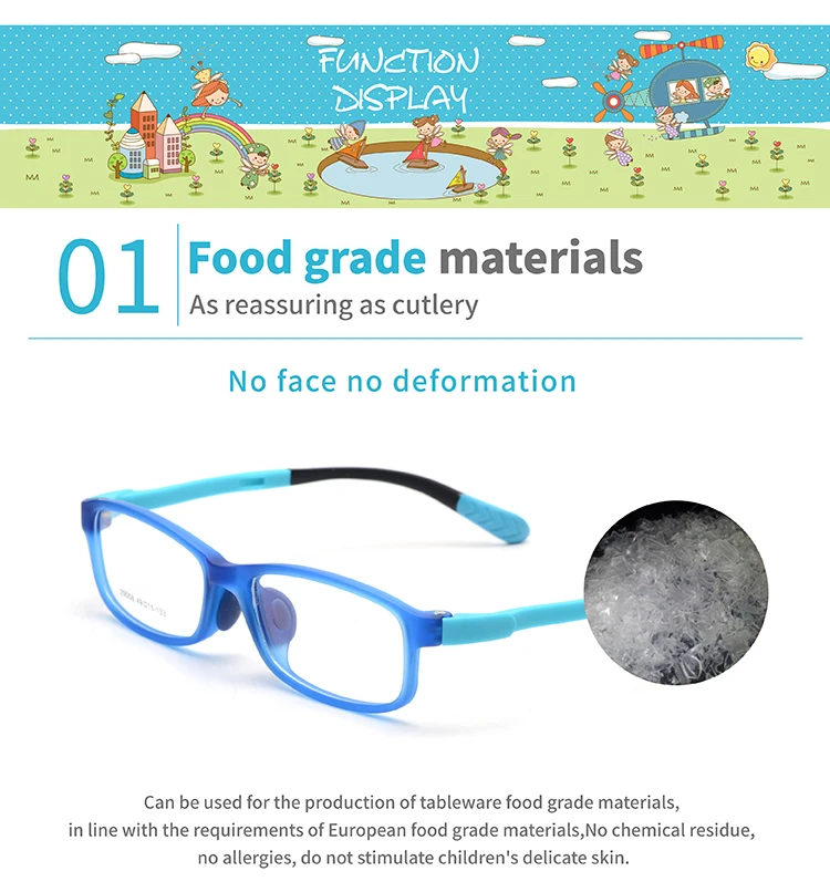 Eagwoo, Силиконовые мягкие детские очки, гибкие, для мальчиков и девочек, Sepectacle, детские, оранжевые, маленькая оптическая оправа с простыми линзами 29008