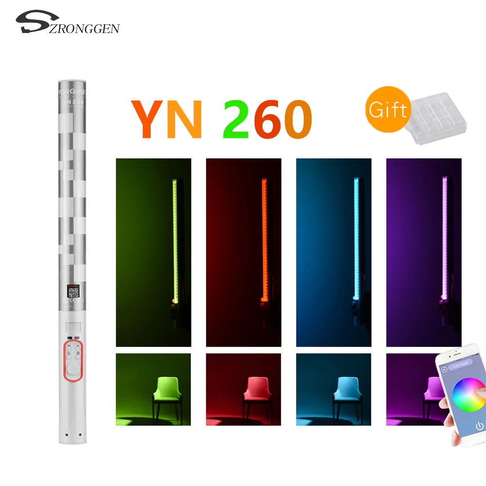 

YONGNUO YN260 Photo Studio Light LED Video Light 3200K-5500K Full Color CRI 95+ Mobile APP Remote Control Photography Lighting