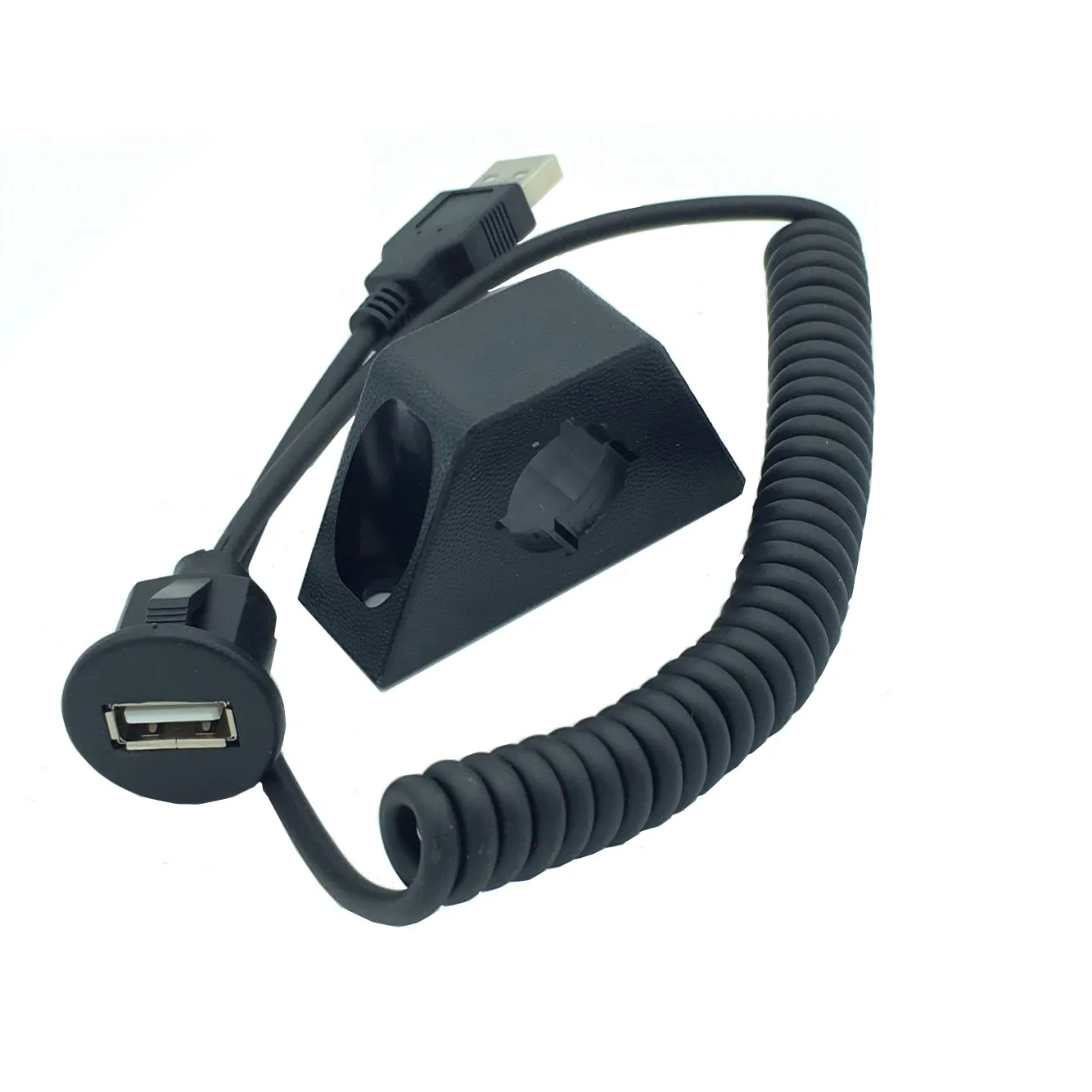 Спиральное спиральное Usb Удлинительное Кольцо для автомобильной аудиосистемы
