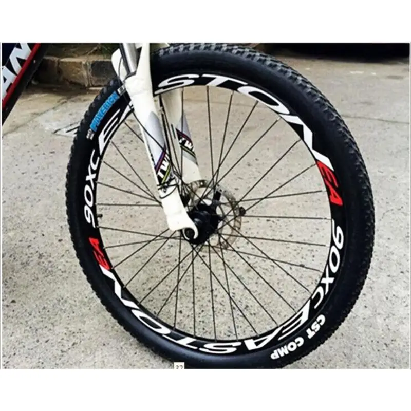 

1 Side Multicolor Bike Wheel Rims Reflective Stickers Decals Cycling Safe Protector 26/27.5inch Wheel MTB Bike Accessories