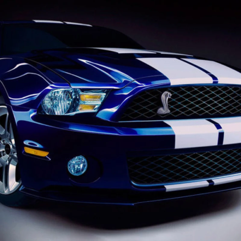 Mustang Cobra Snake Shelby металлическая передняя решетка логотип эмблема значок хром хороший