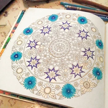 

Drawing Book Secret Garden English Edition Coloring Book For Children Adult Relieve Stress Kill Time Painting
