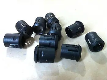 

100pcs 10mm Black Plastic LED Holders Case Cup Mounting
