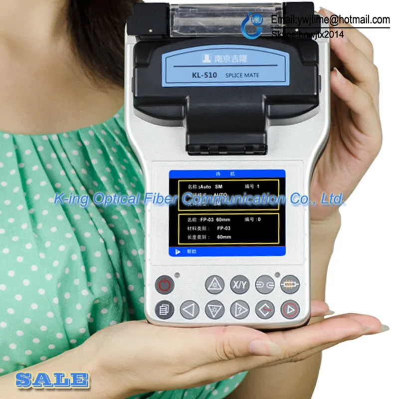 

Jilong KL-510 fiber fusion splicer fiber hot melt machine fiber optic fusion splicer FTTH outdoor optical fiber melt machine