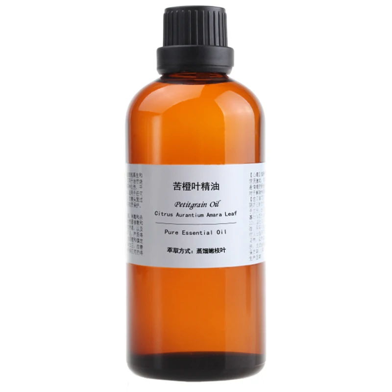 100% Natural petitgrain pure essential oil acne whitening antiperspirant 100ml/bottle Good quality