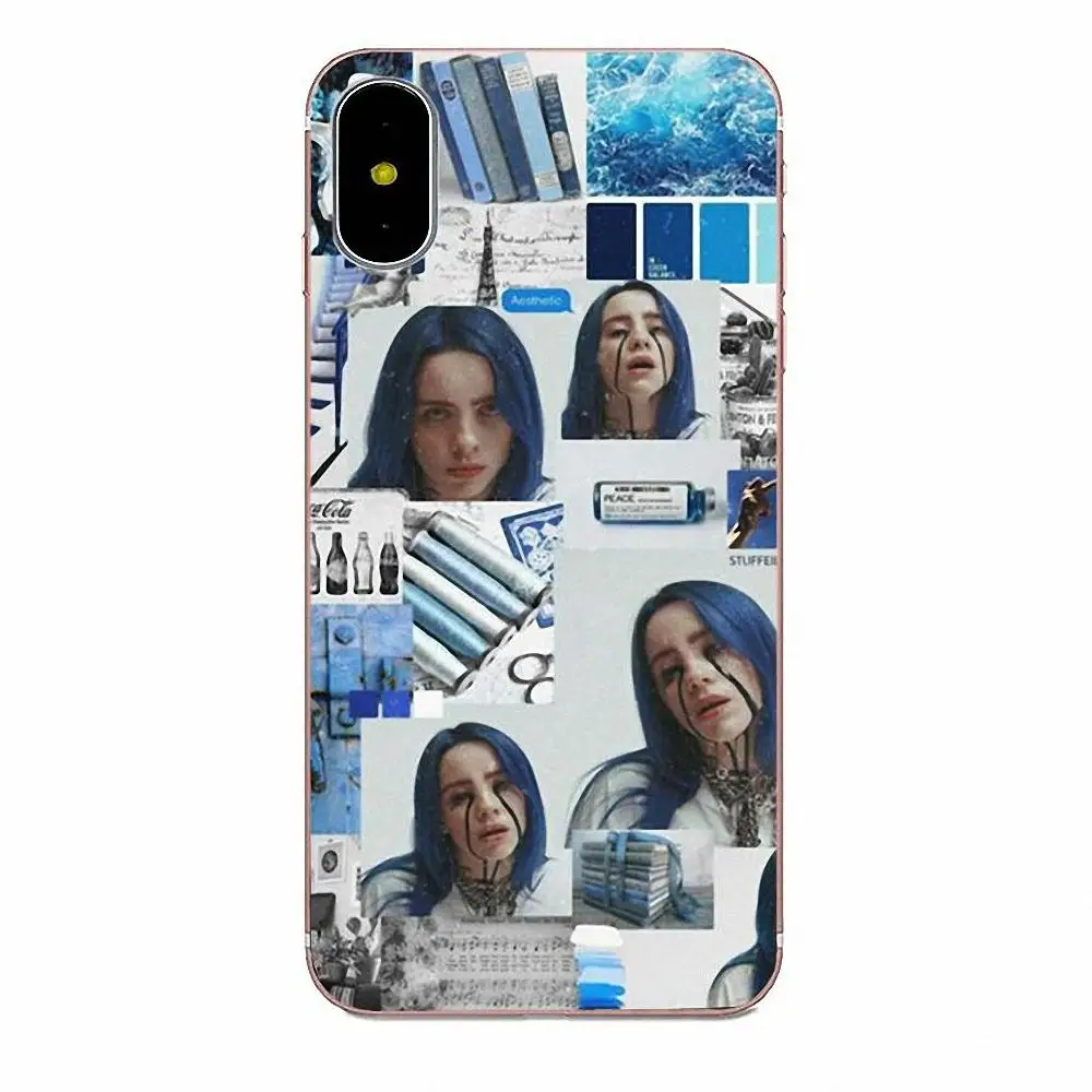 Чехол для мобильного телефона с дизайном Billie Eilish Samsung Galaxy Note 5 8 9 S3 S4 S5 S6 S7 S8 S9 S10 mini
