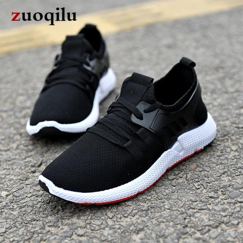 2019 New Mesh Men Casual Shoes Lac-up Men Shoes Lightweight Comfortable Breathable Black Sneakers Men Tenis Feminino Zapatos