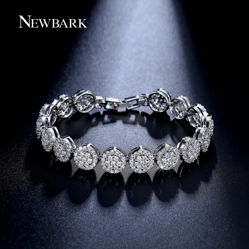 font b NEWBARK b font Charming Flower font b Bracelet b font Hand set Micro