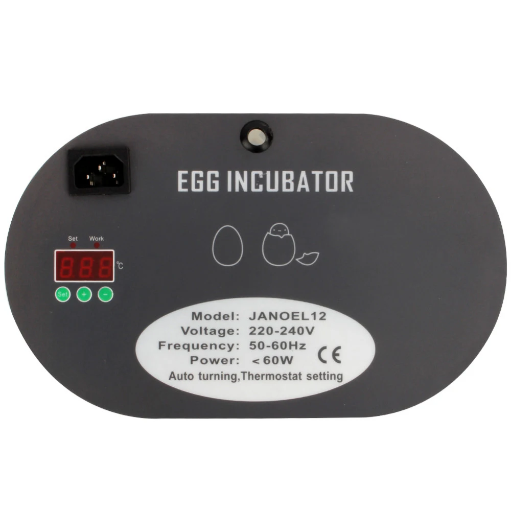 12 Eggs Automatic Egg Incubator Brooder Poultry Incubator Digital Automatic Turning Hatcher Terperature Control Poultry Hatch 12 Eggs Automatic Egg Incubator Brooder Poultry Incubator Digital Automatic Turning Hatcher Terperature Control Poultry Hatch