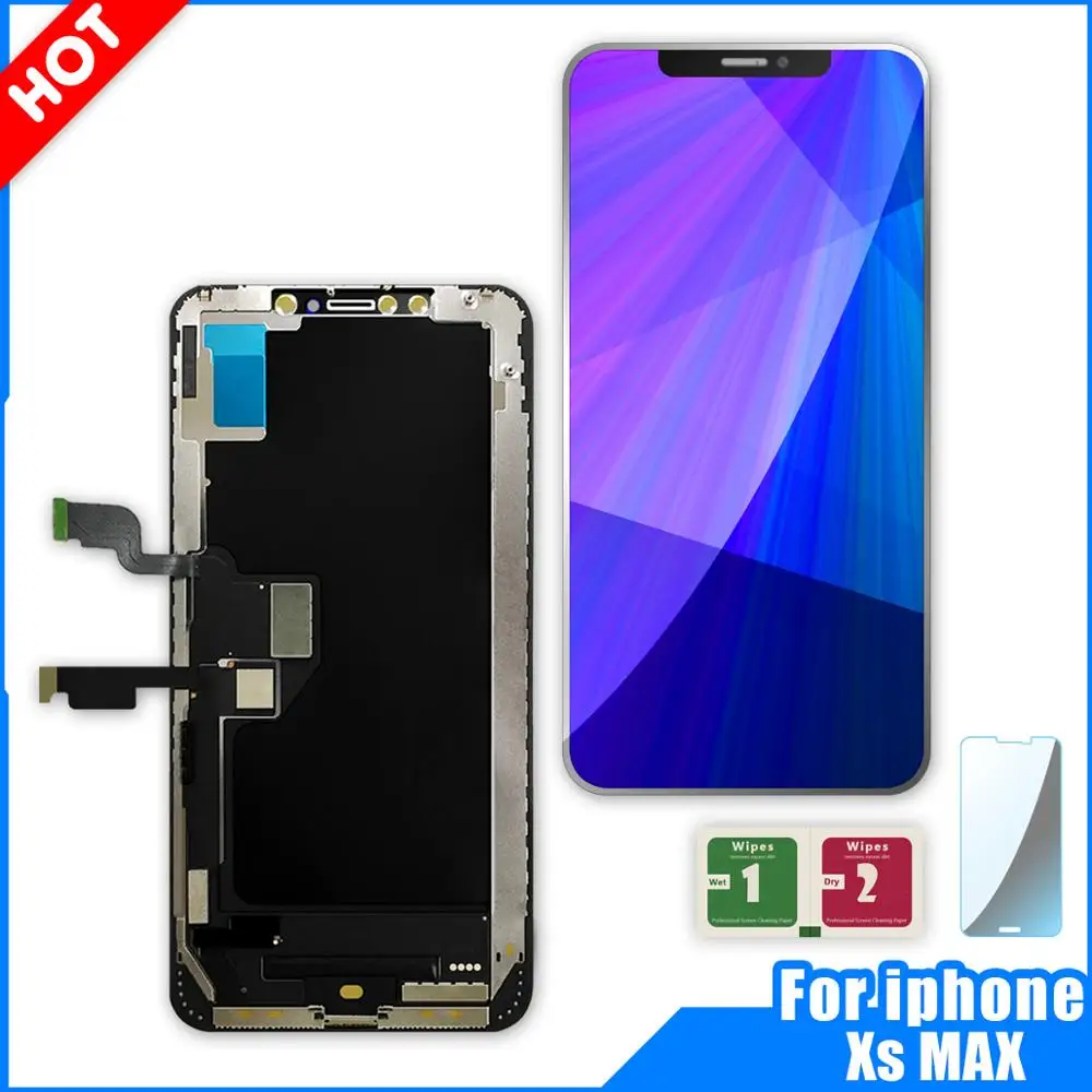 

LCD Display For Apple iPhone Xs Max Display Touch Screen Digitizer Assembly For iPHONE XS MAX LCD Replacement Parts Black