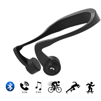 

Smart Bone Conduction Headphones, Open Ear Wireless Bluetooth Sports Headset with Mic for iPhone IOS Android Smart Cellphones