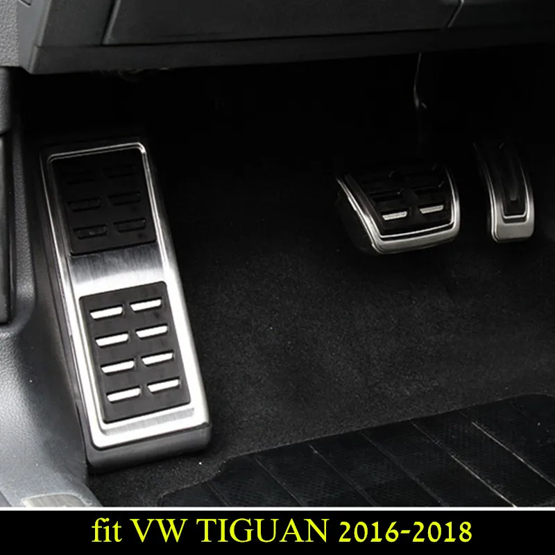 

Car TIGUAN Foot Rest Pedal Foot Fuel Brake AT pedals for VW TIGUAN 2016 2017 2018 Accessories