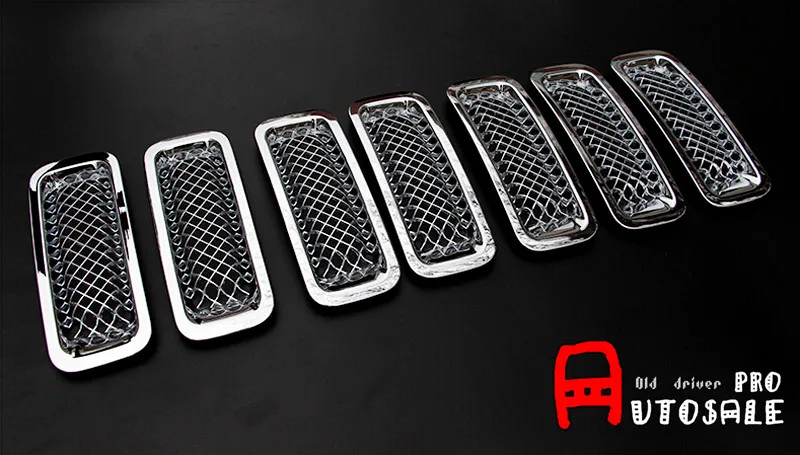 7 шт. передняя решетка для Jeep Patriot 2011 2012 2013 2014 2015 | Автомобили и мотоциклы
