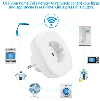 

Smart socket 2019 Smart Plug Wi-Fi Enabled Mini Outlets Smart Socket Control Your Electric De