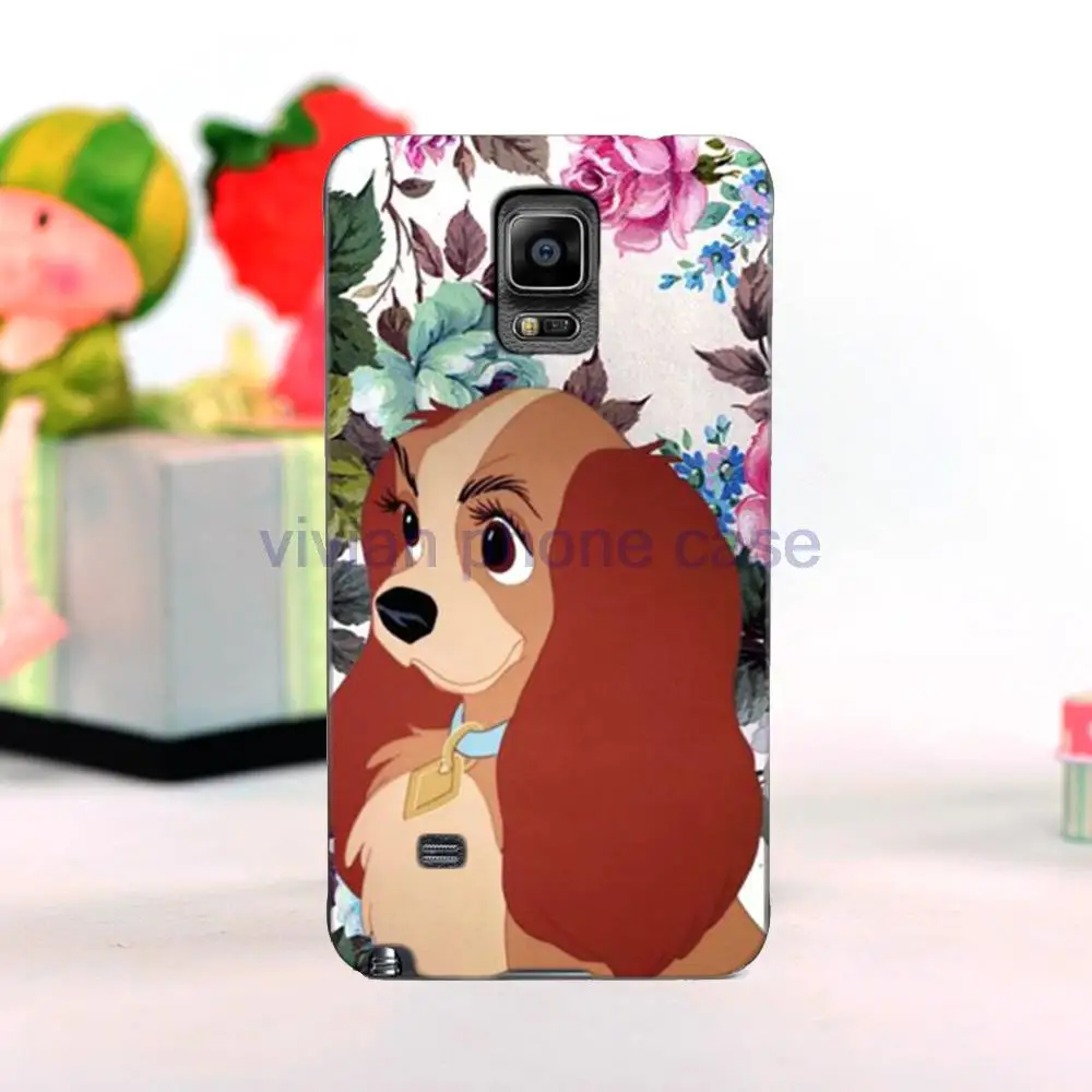 cute dog flowers Personalized Hard Phone Cases Skin Shell for Samsung Galaxy Note 4 |