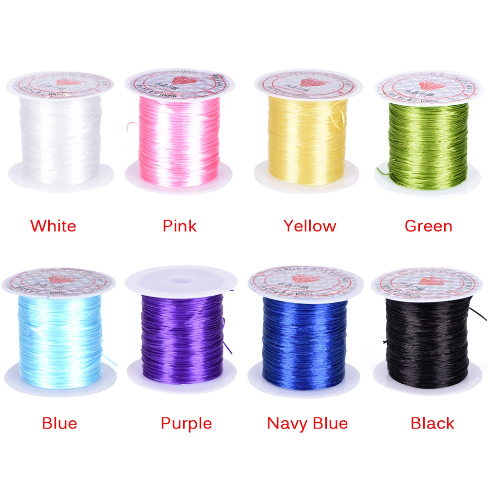 

10M/Roll Colorful Stretchy Elastic Rope Cord Crystal String For Jewelry Making Beading Bracelet Wire Fishing Thread Rope