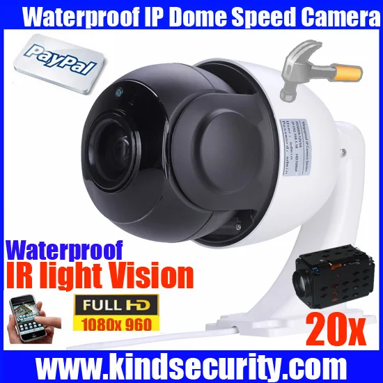 960P Mini PTZ IP Camera Outdoor 20X Zoom 1 3MP HD Network IP CCTV Speed Dome