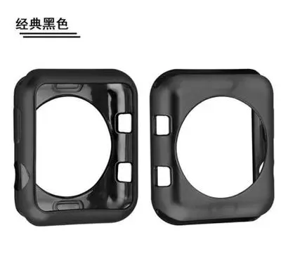 Suitable for Apple Watch Case Cover 42MM 38MM Sports Strap full Frame Soft Case for Rubber Cover on the Back of iwatch 3/2/1