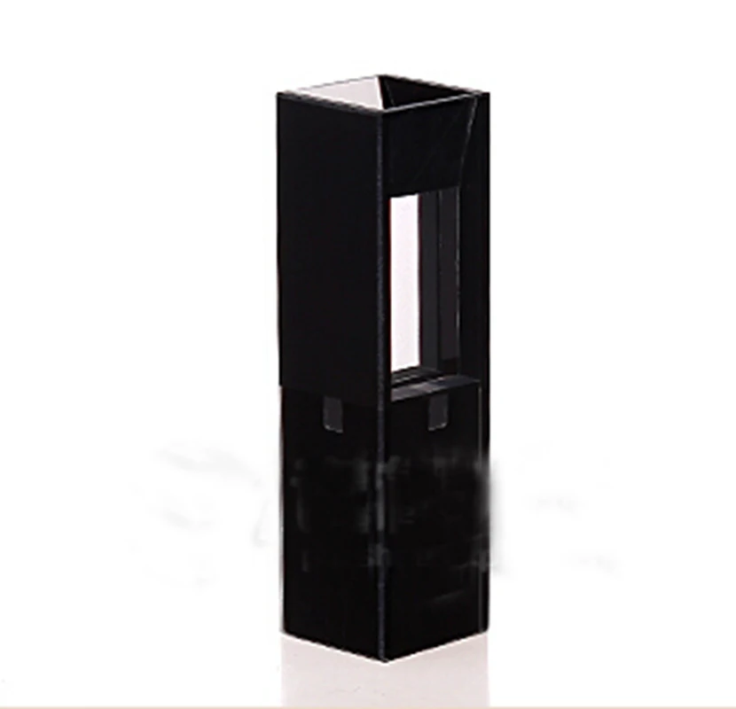 

50ul 10mm Path Length Sub-Micro Fluorescence JGS1 Quartz Cell With Black Walls And Lid(50ul)