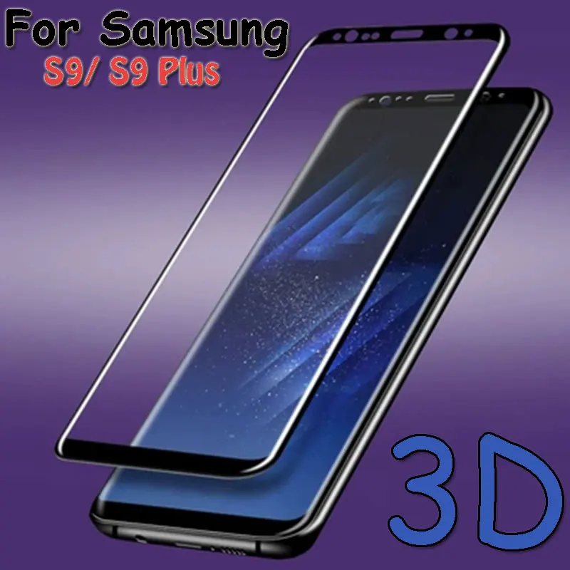 Защитное стекло с полным покрытием для Samsung S9 чехол защитная пленка из