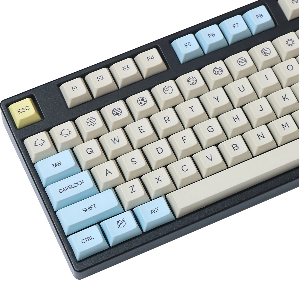 Xda профиль 165 клавиш pbt Материал краситель подложка keycap для mx Переключатель
