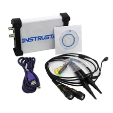ISDS205A двухканальный USB цифровой осциллограф 20 м пропускная способность 48 м анализатор выборки спектра+ регистратор данных