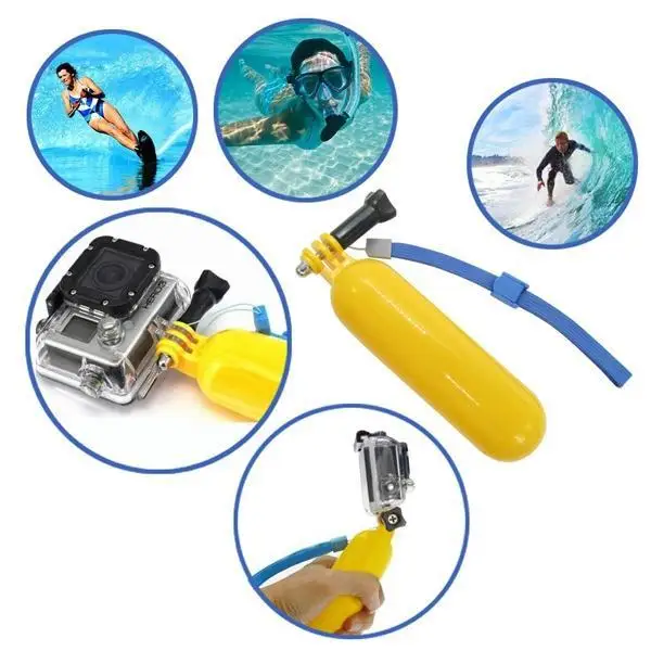 

Waterproof Gopro Bobber Floating Nonslip Hand Bar Selfie Grip for Gopro 5 4 3 3 for Xiaomi Yi 4K SJ4000 sport camera Accessories