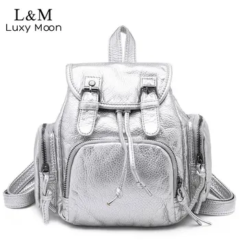 

Small Backpack Women Leather Bagpack Female Backpacks Purse Casual Bag Mini Schoolbag For Teenager Girls 2020 Sac Mochila XA477H