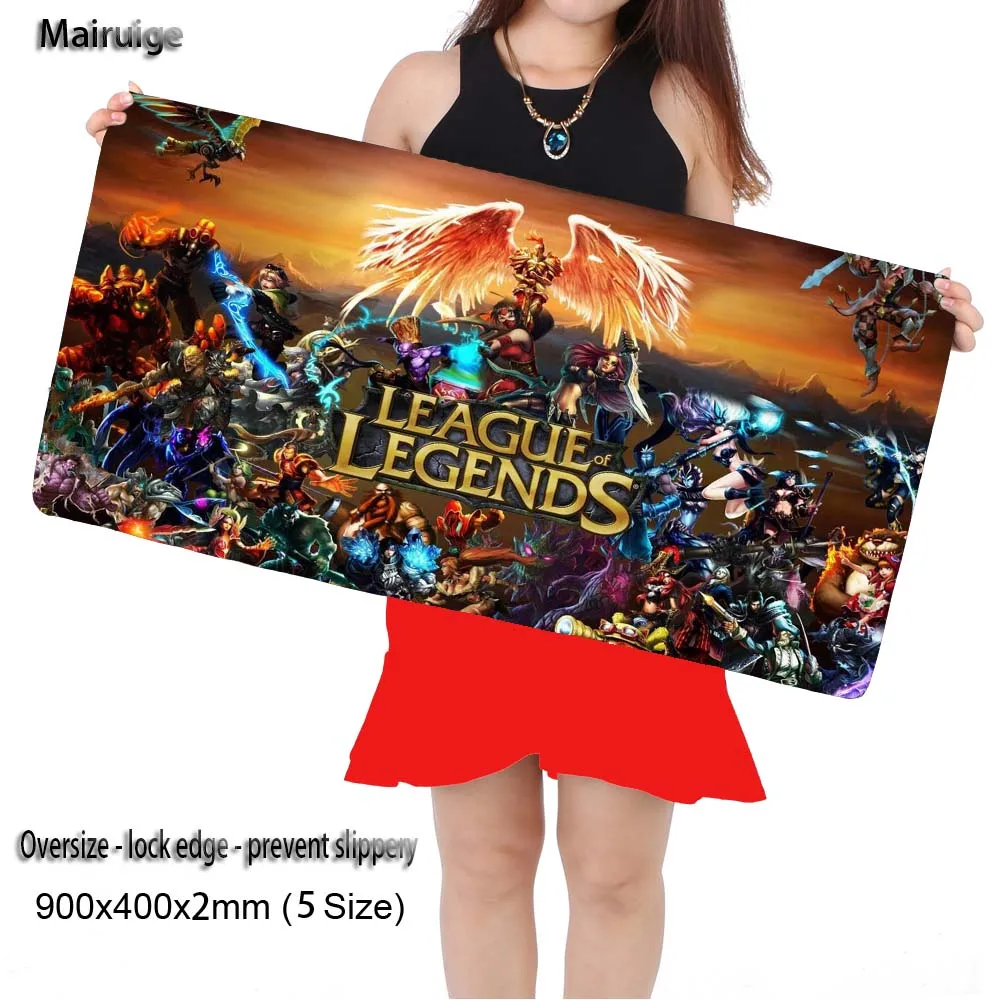 Mairuige black PC gaming mouse pad 22X18/24X20X0.12CM diving material anti-skid computer mouse pad for dota2 Star Wars csgo mat