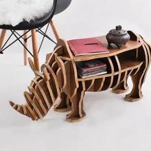 Высококачественная деревянная мебель в форме носорога размера S! Самостроящаяся мебель-головоломка