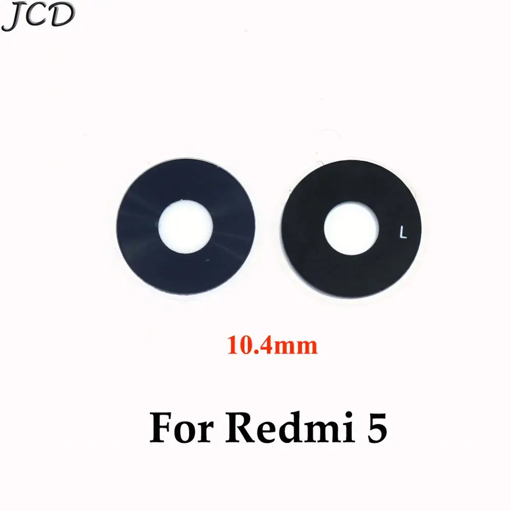 JCD задняя камера стеклянная крышка объектива с наклейкой для Xiaomi Redmi 5 5 Plus 5 Plus для Redmi note 5A корпус телефона запасные части