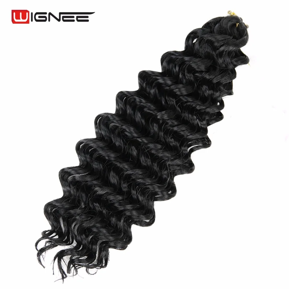Wignee 12 " 3 шт./партия Freetress вязаные крючком косички плетение Для женщин Пряди для
