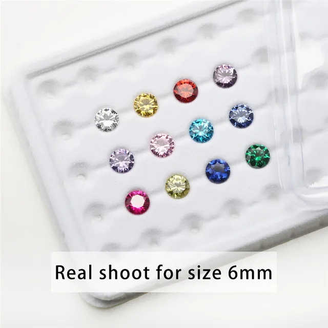 Circonia cúbica redonda y suelta, piedra cumpleaños de 4mm ~ 10mm, Circonia cúbica, Zirconia, circonita, zirconita, zirconita, sintética, 12 Uds. Por colores, Corundum5 # Spinel113 # Circonia cúbica redonda y suelta, piedra cumpleaños de 4mm ~ 10mm, Circonia cúbica, Zirconia, circonita, zirconita, zirconita, sintética, 12 Uds. Por colores, Corundum5 # Spinel113 #