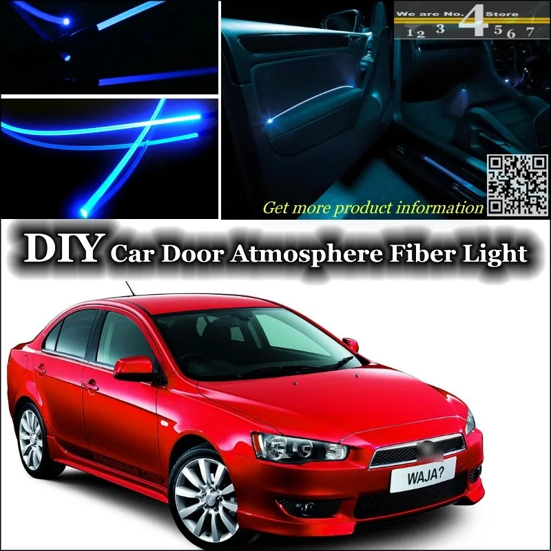 interior Ambient Light Tuning Atmosphere Fiber Optic Band Lights For Proton Waja  Impian  Wira Inside Door Panel illumination
