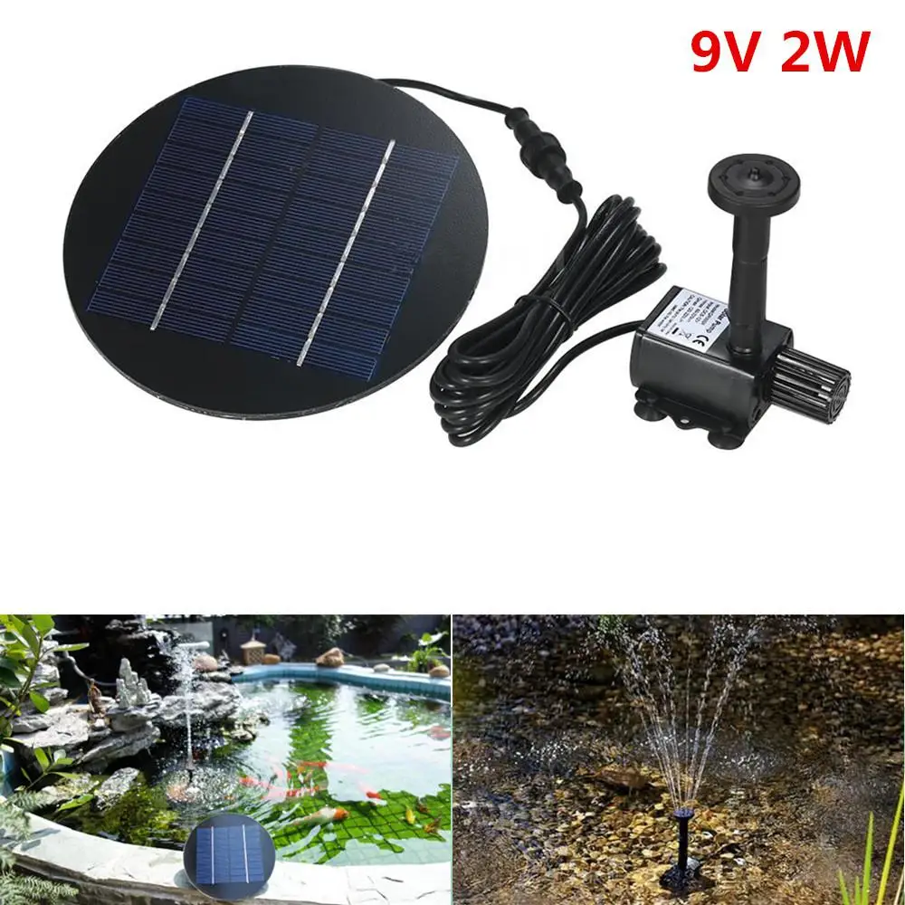 

9V Solar Fountain Solar Water Fountain Garden Pool Pond Outdoor Solar Panel Fountain Floating Fountain Garden Decoration