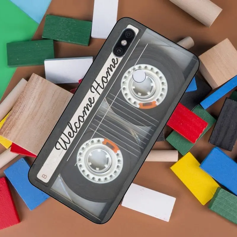 Классический ретро кассета лента DIY печать рисунок чехол для телефона Xiaomi mi6 mi8