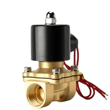 Постоянный ток 1-1/" bsp латунный нормально закрытый Соленоидный клапан 12 В DN40MM для водяной воздушный масляный