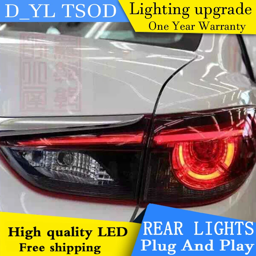 D_YL Car Styling for Mazda 3 Taillights 2014 2015 Mazda3 AXELA LED Tail