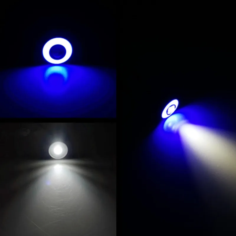 

Hoping Led eagle eye 23mm Dual color DRL tail lamp angel eyes Bolt Screw led motorcycle DC 12V