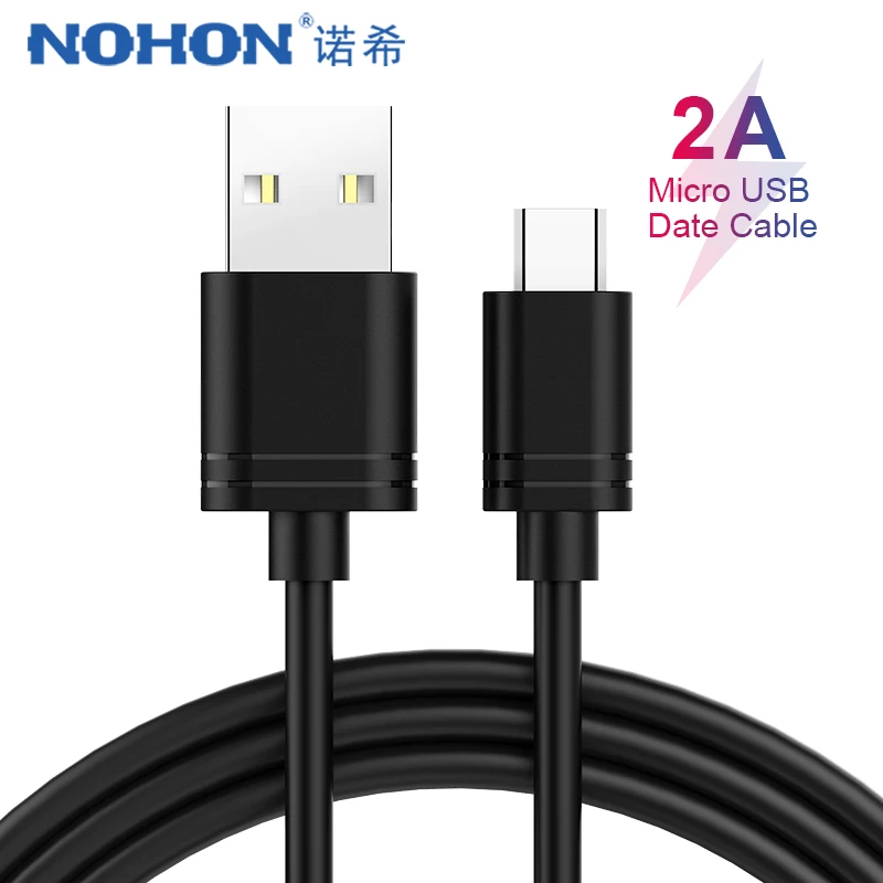 

NOHON Micro USB Sync Data Cable Android Phone Fast Charging Cord For Samsung Galaxy S7 S6 Edge Huawei Xiaomi 4 Long Charge Cable