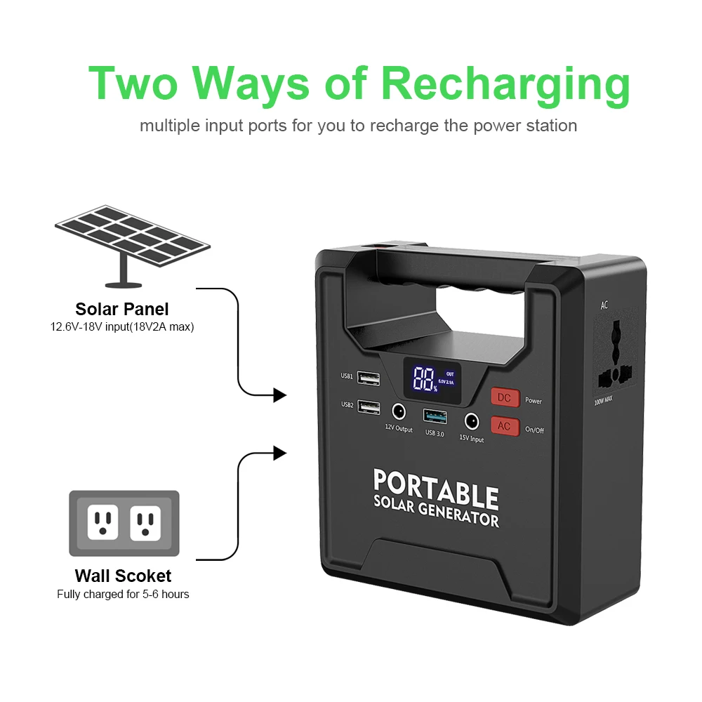  X-DRAGON Power Bank 110V/230V Portable Generator 39000mAh Portable Power Station US EU Version for 