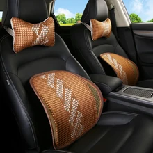 KKYSYELVA подголовник автомобиля подушки шеи поясничная поддержка офисного стула поддержка для поясницы и спины автомобиля Стайлинг салонные аксессуары