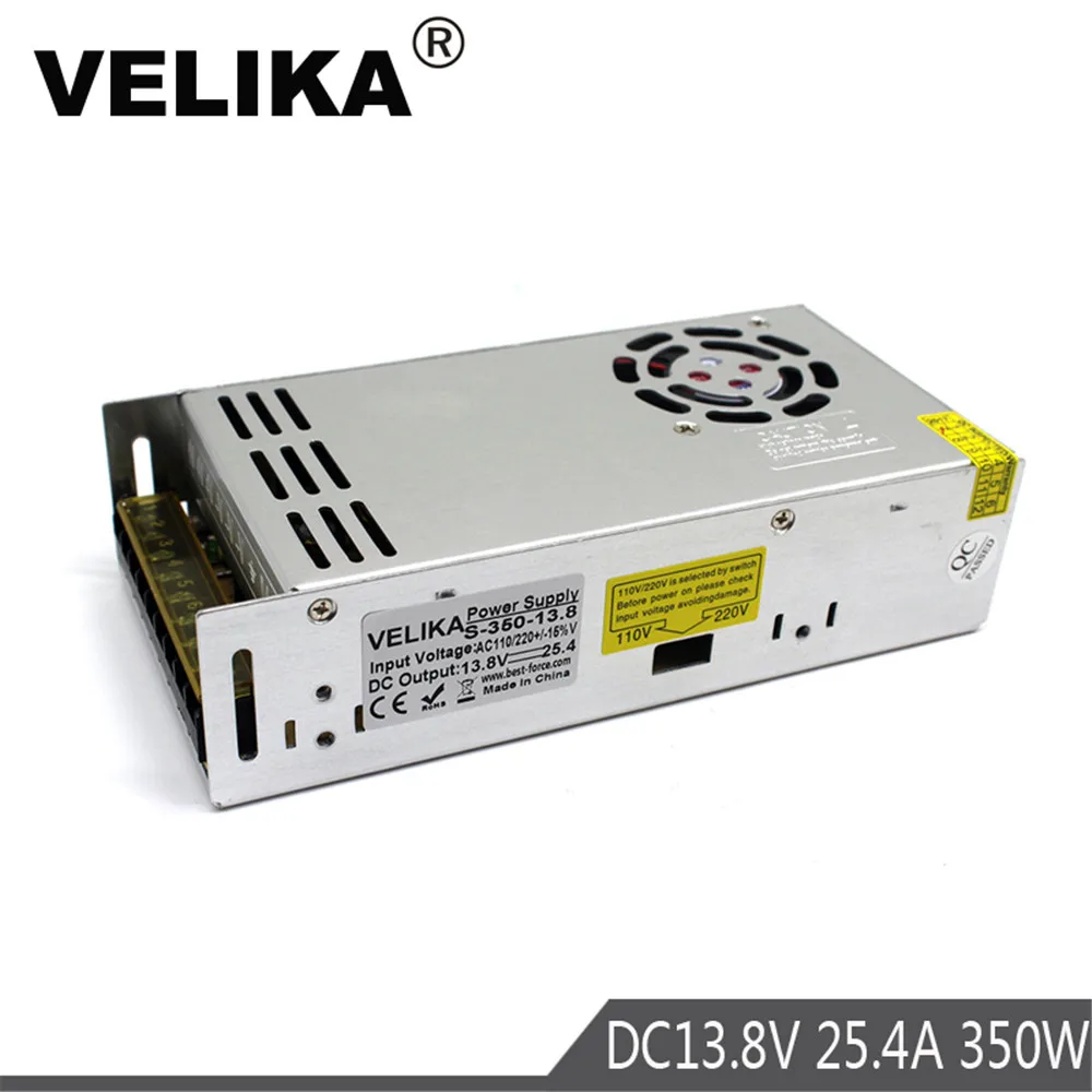 Регулируемый источник питания DC13.8V 25.4A 350W импульсный светодиодный трансформатор