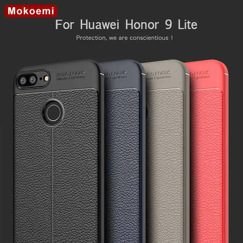 

Mokoemi Fashion Lichee Pattern Shock Proof Soft 5.65"For Huawei Honor 9 Lite Case For Huawei Honor 9 Lite Cell Phone Case Cover