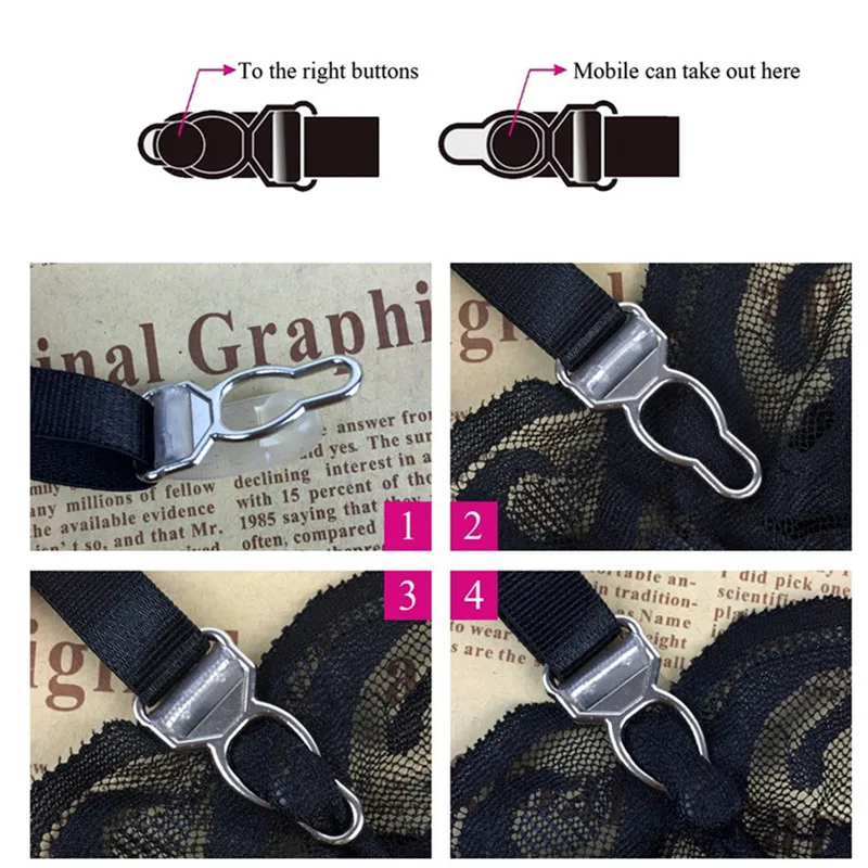 CINOON 2017 The latest iron clip Sexy Women's Sheer Lace Top Thigh-Highs Stockings & Garter Belt Suspender Set