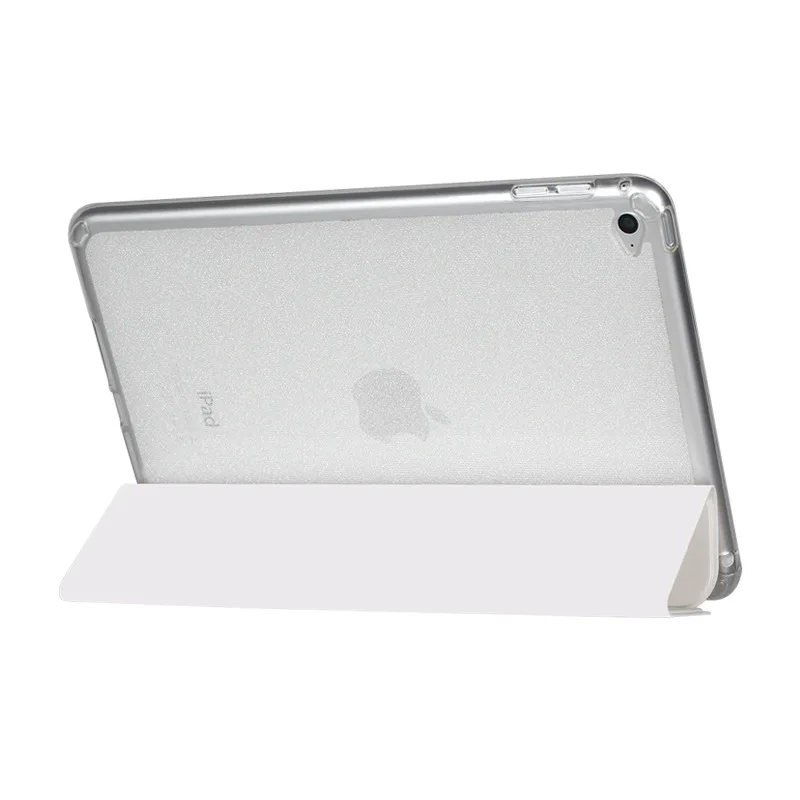 Чехол тройного сложения для iPad Mini 1/2/3 блестящая силиконовая Мягкая задняя крышка