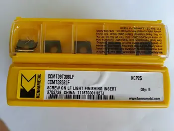 

5PCS KENNAMETAL CARBIDE INSERT CCMT09T308LF KCP25