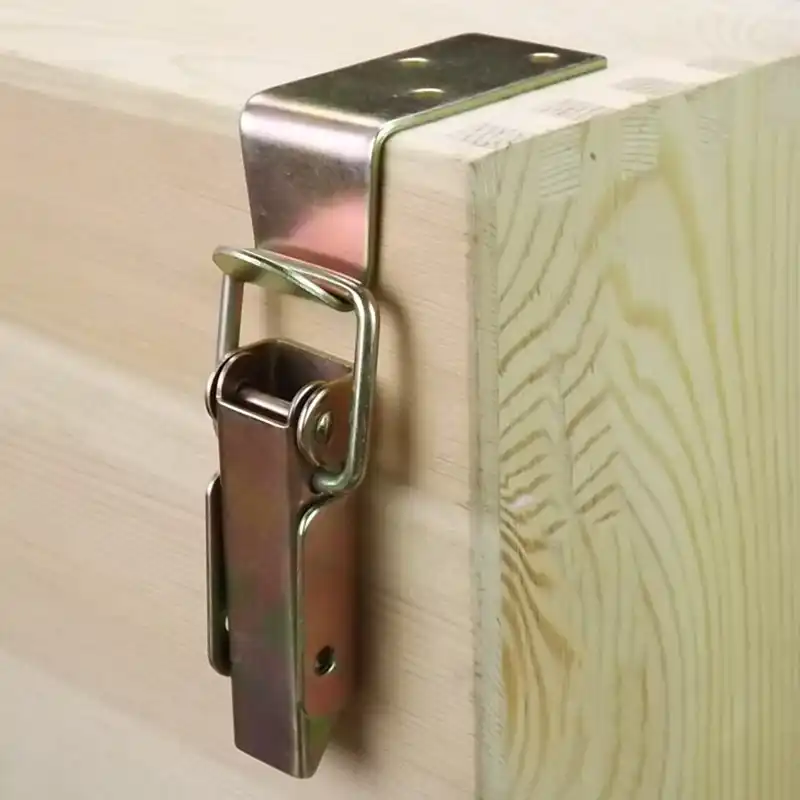Wooden box Locking Latch Metal Suitcase Chest Toggle hasp Catch Clasp